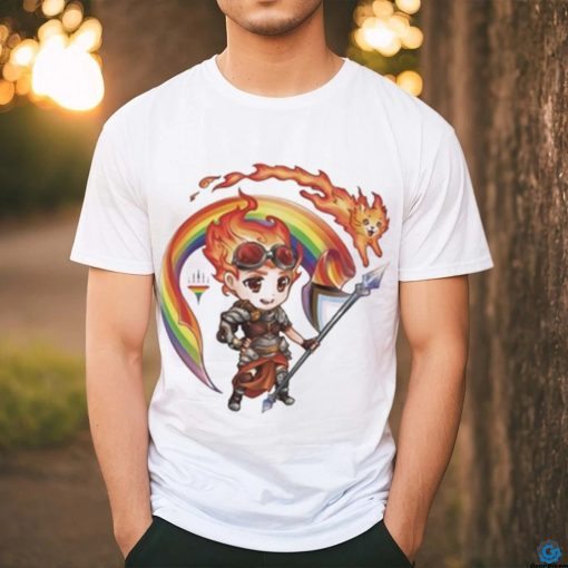 Wizard Magic Pride June 2024 Chandra and Embercat Shirt