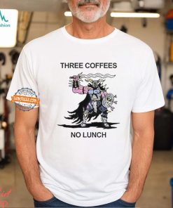 Wizard Of Barge Three Coffees No Lunch Shirt