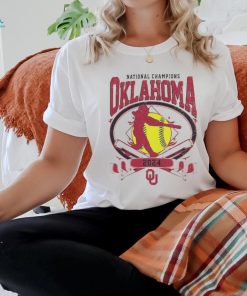 Women's Comfort Colors Cream Oklahoma Sooners 2024 NCAA Softball Women's College World Series Champions T Shirt