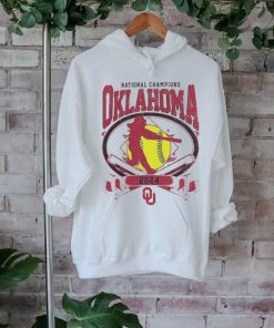 Women's Comfort Colors Cream Oklahoma Sooners 2024 NCAA Softball Women's College World Series Champions T Shirt