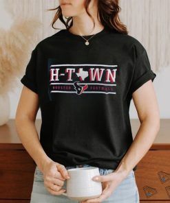 Women's Fanatics Navy Houston Texans Defensive Stand V Neck T Shirt