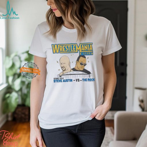 Wrestlemania X7 Austin Vs Rock Shirt