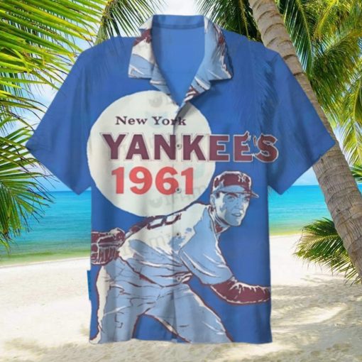 Yankees Hawaiian Shirt Reverse Retro 1961 New York Yankees Gift