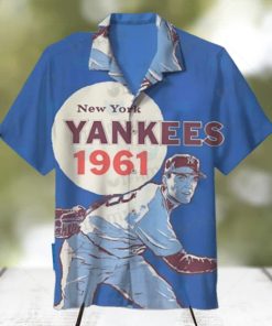 Yankees Hawaiian Shirt Reverse Retro 1961 New York Yankees Gift