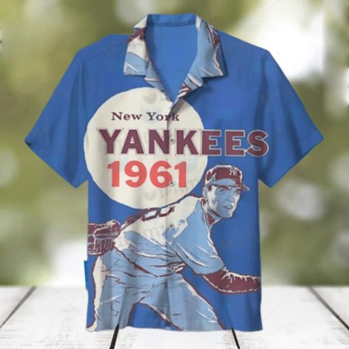 Yankees Hawaiian Shirt Reverse Retro 1961 New York Yankees Gift