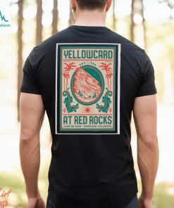 Yellowcard june 26 2024 morrison red rocks amphitheatre co poster shirt
