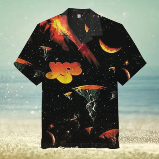 Yes Rock Band Short Sleeve Hawaiian Shirt