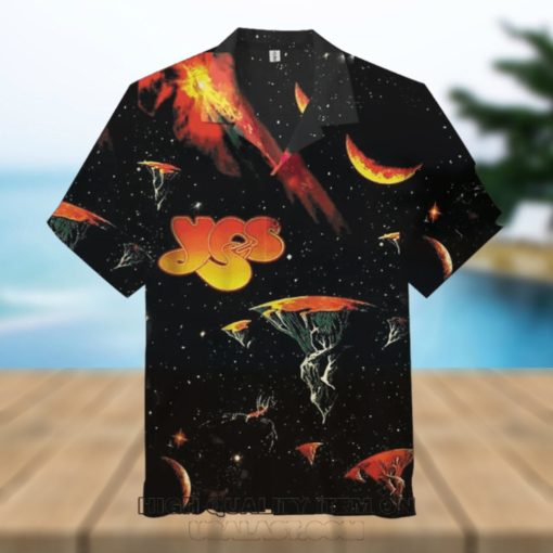 Yes Rock Band Short Sleeve Hawaiian Shirt