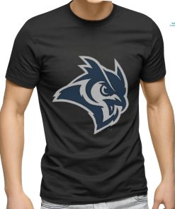 Youth Gray Rice Owls Logo Comfort Wash T Shirt