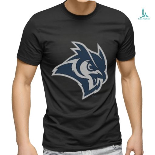 Youth Gray Rice Owls Logo Comfort Wash T Shirt