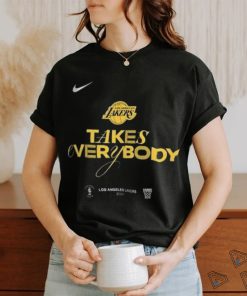 Youth Nike Black Los Angeles Lakers 2024 NBA Playoffs Mantra T Shirt