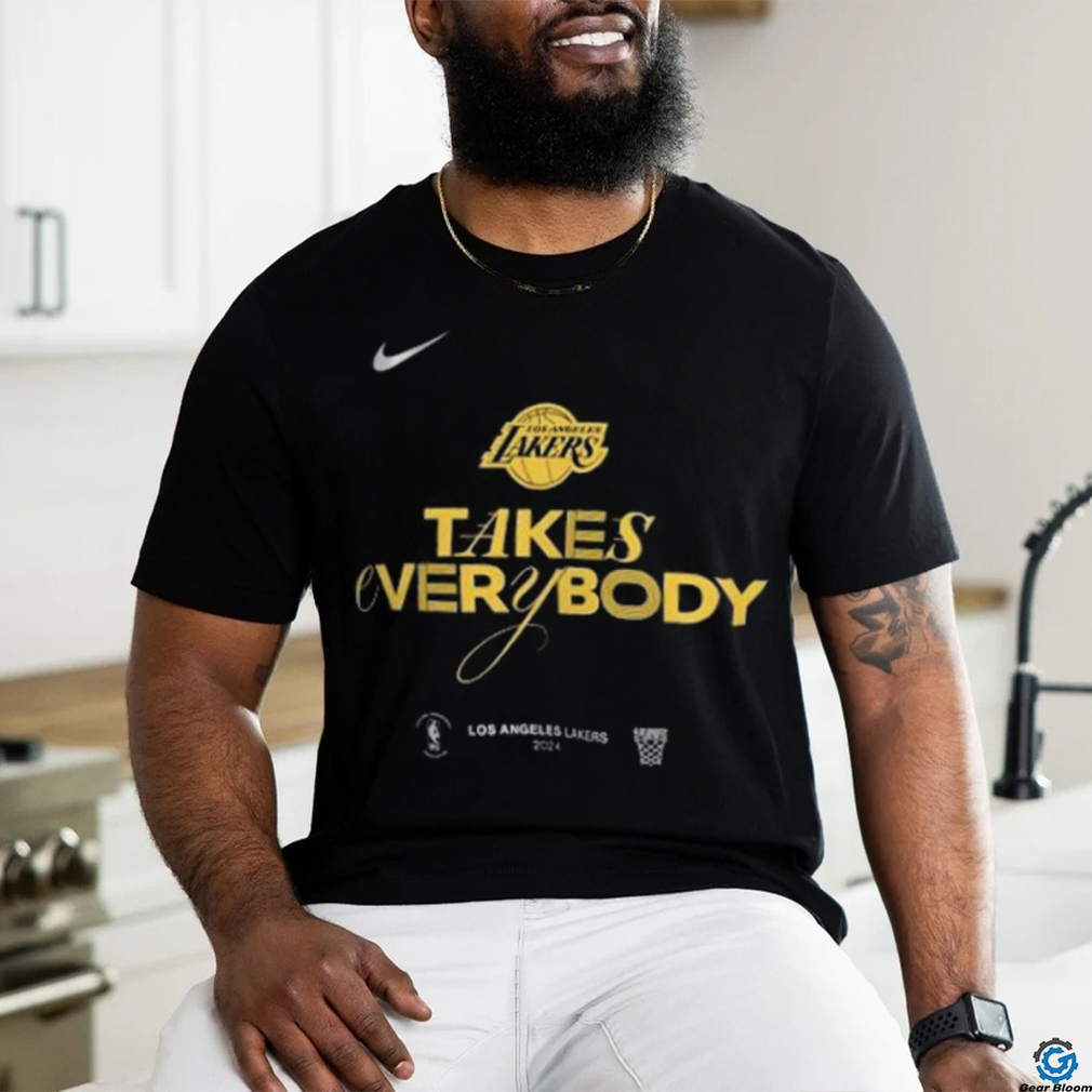 Youth Nike Black Los Angeles Lakers 2024 NBA Playoffs Mantra T Shirt Youth Nike Black Los Angeles Lakers 2024 NBA Playoffs Mantra T Shirt