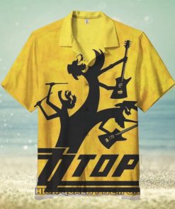 ZZ Top Goin 50 Short Sleeve Hawaiian Shirt