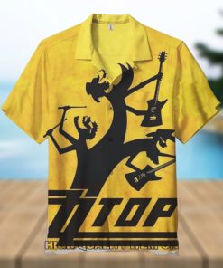 ZZ Top Goin 50 Short Sleeve Hawaiian Shirt