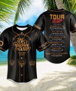 Zac Brown Band Summer 2024 Tour Custom Baseball Jersey