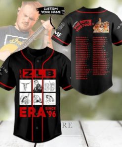 Zach Bryan The Quittin Time Tour 2024 Custom Baseball Jersey