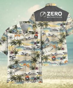 Zero Motorcycles Tropical Island Unisex Hawaiian Shirt