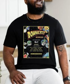 downcast Announce September 2024 UK Tour Poster Shirt