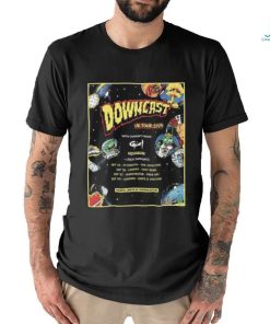 downcast Announce September 2024 UK Tour Poster Shirt