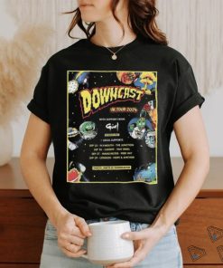 downcast Announce September 2024 UK Tour Poster Shirt