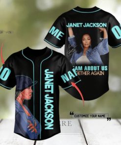 janet jackson dream about us together again custom baseball jerseys