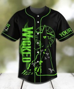 wicked defying gravity custom baseball jersey