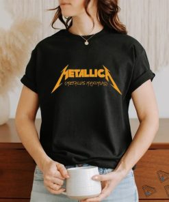 young metal attack scoop neck t shirt