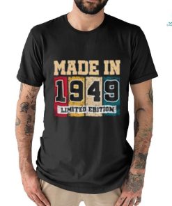 1949 75th Birthday Gifts 75 Year Old T Shirts