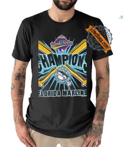 1997 Florida Marlins World Series Champs bats vintage shirt