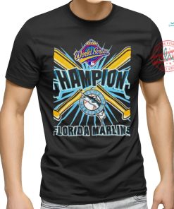 1997 Florida Marlins World Series Champs bats vintage shirt