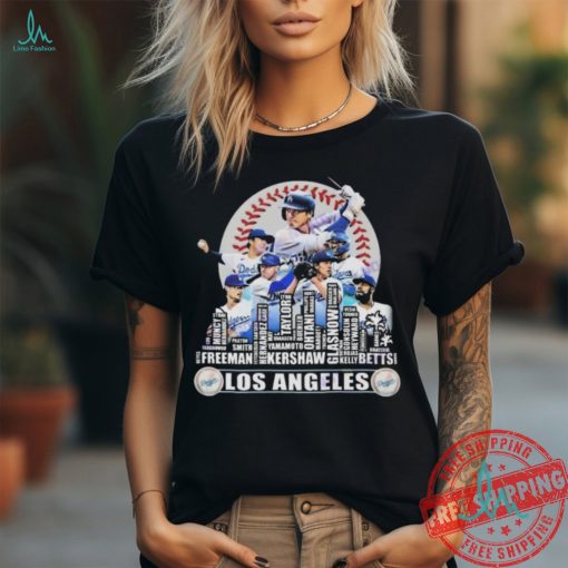 2024 Los Angeles Angels Skyline MLB T Shirt