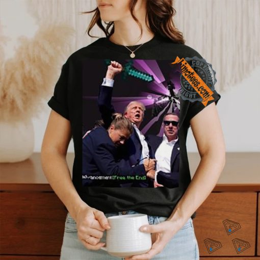 2024 Rally Shooting Donald Trump sword Minecraft shirt
