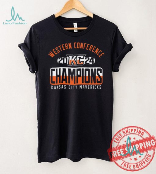 2024 Western Conference Champions Kansas City Mavericks shirt
