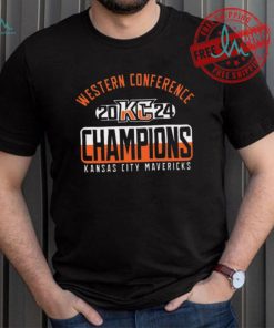 2024 Western Conference Champions Kansas City Mavericks shirt