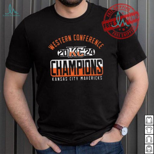 2024 Western Conference Champions Kansas City Mavericks shirt