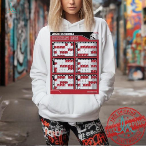 2025 Schedule Cincinnati Reds shirt