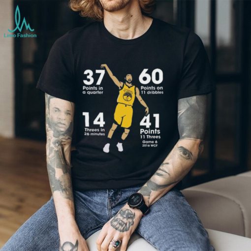 37 Points In A Quarter 60 Points On 11 Dribbles 14 Threes In 26 Minutes 41 Unisex T Shirt