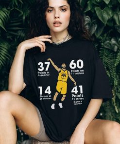 37 Points In A Quarter 60 Points On 11 Dribbles 14 Threes In 26 Minutes 41 Unisex T Shirt