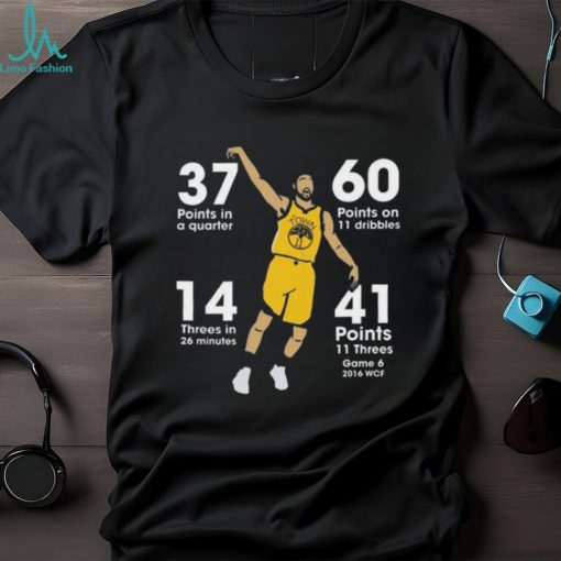 37 Points In A Quarter 60 Points On 11 Dribbles 14 Threes In 26 Minutes 41 Unisex T Shirt