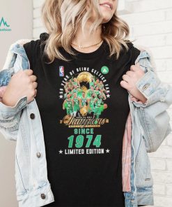 50 Years Of Being Boston Celtics Fan 2023 24 NBA Champions Since 1974 Limited Edition T Shirt