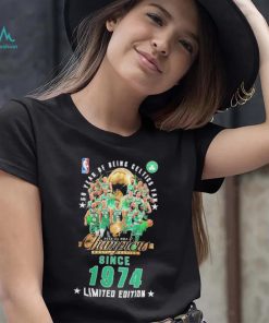 50 Years Of Being Boston Celtics Fan 2023 24 NBA Champions Since 1974 Limited Edition T Shirt