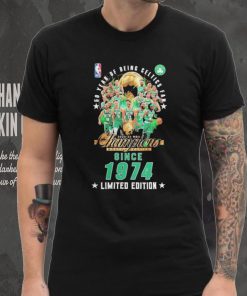 50 Years Of Being Boston Celtics Fan 2023 24 NBA Champions Since 1974 Limited Edition T Shirt