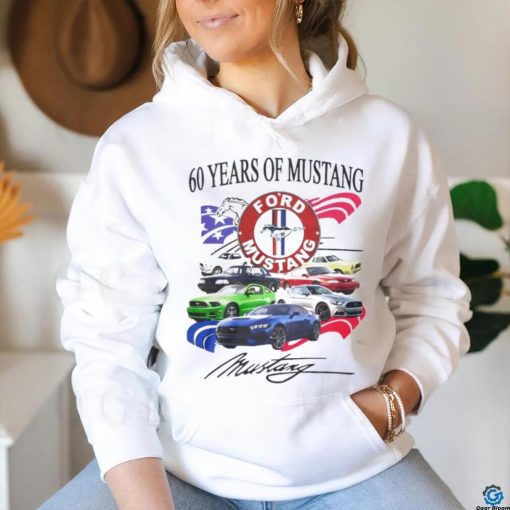 60 years of Ford Mustang shirt