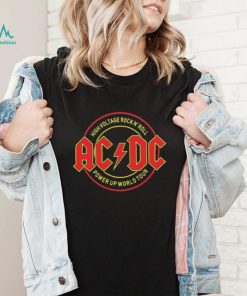 AC DC 2024 Tour High Voltage Rock N Roll Power Up World Tour Shirt