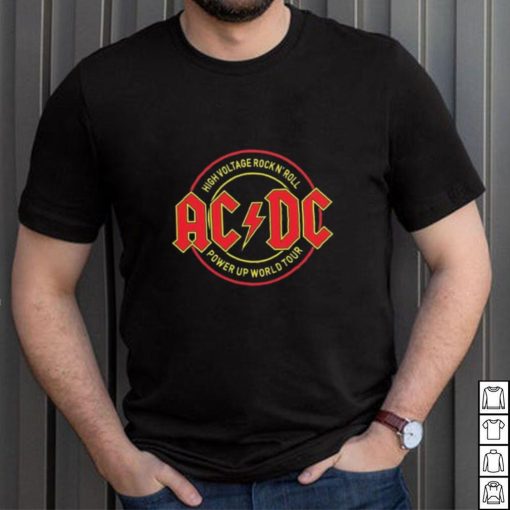 AC DC 2024 Tour High Voltage Rock N Roll Power Up World Tour Shirt