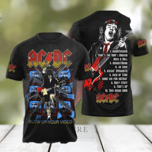 AC DC Rock Band All Over Print Shirt  5208