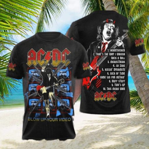 AC DC Rock Band All Over Print Shirt  5208