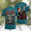 AC DC Rock Band All Over Print Shirt  5208