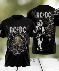 AC DC Rock Band All Over Printed Shirt 2407