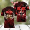 AC DC Rock Band All Over Printed Shirt 2407